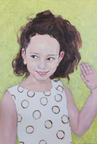 "Portrait of girl  N…" başlıklı Tablo Lubalem tarafından, Orijinal sanat, Petrol