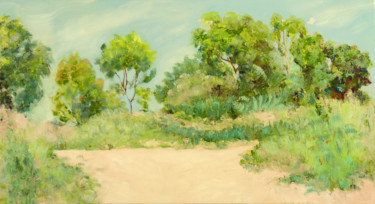 Painting titled "Landscape israeli2" by Lubalem, Original Artwork, Oil