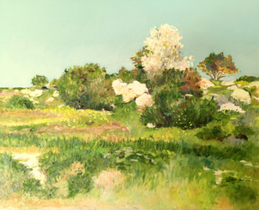 Картина под названием "Landscape israeli 6" - Lubalem, Подлинное произведение искусства, Масло