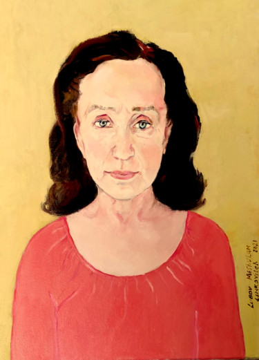 Картина под названием "Portrait of elderly…" - Lubalem, Подлинное произведение искусства, Масло