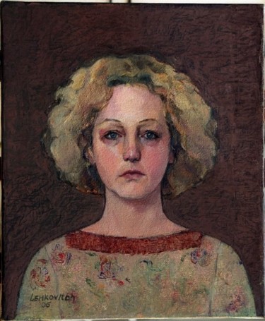 Painting titled "Selfportrait" by Lubalem, Original Artwork, Oil