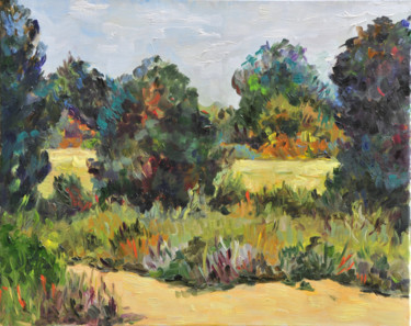 Malerei mit dem Titel "Landscape Palmahim.…" von Lubalem, Original-Kunstwerk, Öl
