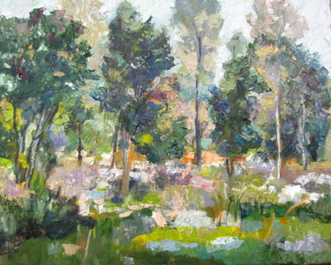 Painting titled "landscape-40x50cm.j…" by Lubalem, Original Artwork, Oil