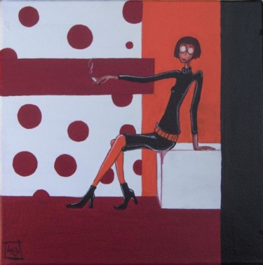 Painting titled "jeanne N°9" by Lydi, Original Artwork