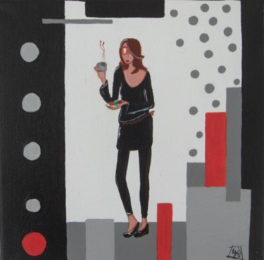 Painting titled "jeanne N°30" by Lydi, Original Artwork