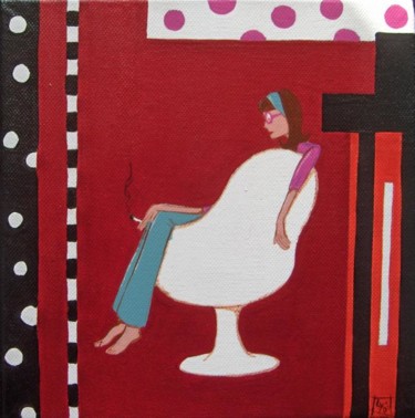 Painting titled "jeanne N°36" by Lydi, Original Artwork