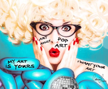 Arts numériques intitulée "my Art is yours" par Catherine Lempereur, Œuvre d'art originale, Photo montage
