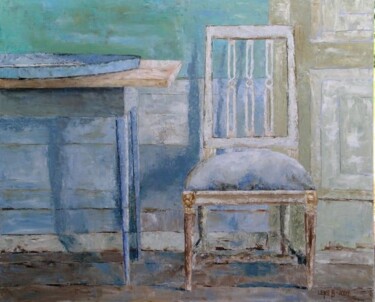 Painting titled "une chaise" by Lena Bregeon, Original Artwork