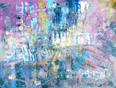 Christmas Journey Painting titled "Christmas Journey" by Елена Зиновьева, Original Art, Acrylic