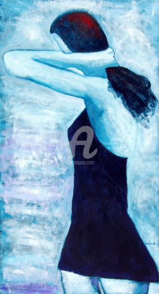Pintura intitulada "A Sensual" por Lena Gal, Obras de arte originais, Acrílico