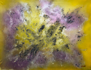 Painting titled "Archean Eucaryota 4…" by Lena Galee, Original Artwork, Acrylic Mounted on Wood Stretcher frame