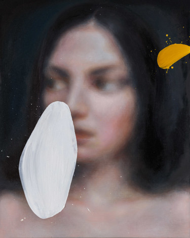 Картина под названием "Illusion#16" - Lena Krashevka, Подлинное произведение искусства, Масло Установлен на Деревянная рама…