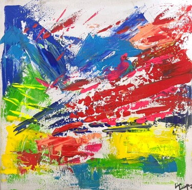 Painting titled "It's Friday!" by Lena Langer, Original Artwork, Acrylic