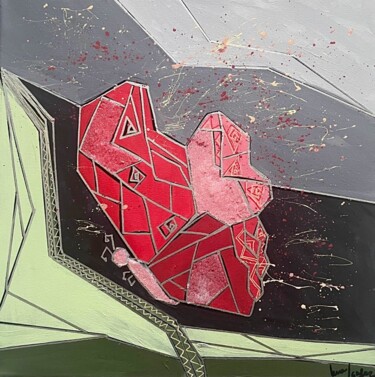 Картина под названием "Metamorphoses 3" - Lena Langer, Подлинное произведение искусства, Акрил