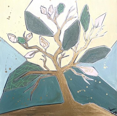 Malerei mit dem Titel "Tree of Life" von Lena Langer, Original-Kunstwerk, Acryl