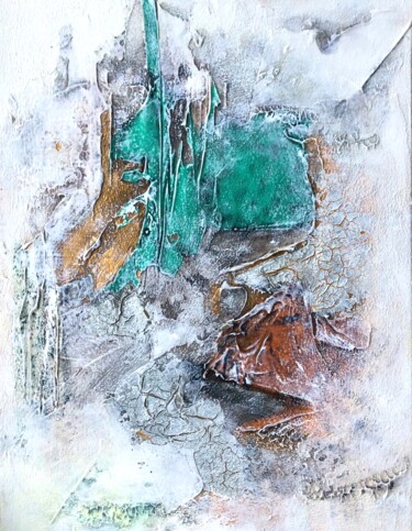 Картина под названием "В снежном плену" - Елена Надточиева, Подлинное произведение искусства, Акрил