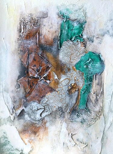 Ζωγραφική με τίτλο "В снежном плену 2" από Елена Надточиева, Αυθεντικά έργα τέχνης, Ακρυλικό
