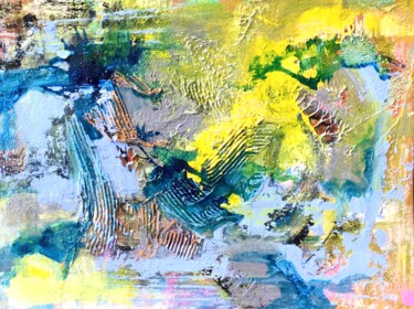 Картина под названием "На водопадах" - Елена Надточиева, Подлинное произведение искусства, Акрил