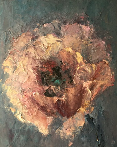 Painting titled "Fleeting Beauty" by Lena Ru, Original Artwork, Oil