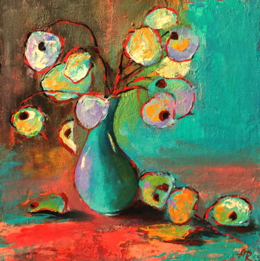 Malerei mit dem Titel "Dried Bouquet" von Lena Ru, Original-Kunstwerk, Acryl