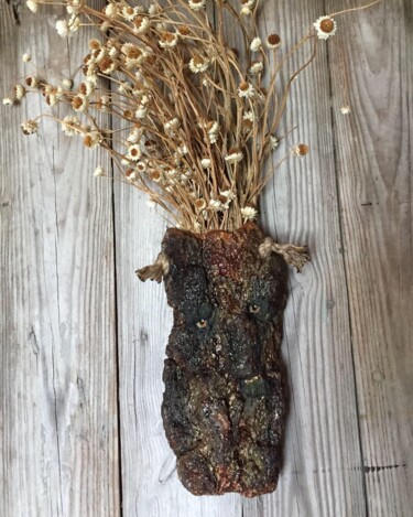 雕塑 标题为“Wood Goblin” 由Lena Ru, 原创艺术品, 木