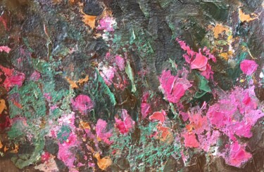Pittura intitolato "Flowering Garden" da Lena Ru, Opera d'arte originale, Olio