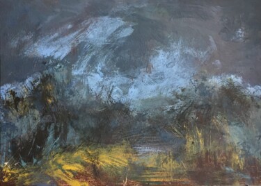 Pintura intitulada "Wetlands Expressive…" por Lena Ru, Obras de arte originais, Acrílico