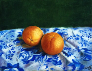 Drawing titled "Oranges" by Lena Ru, Original Artwork
