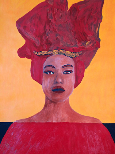 Картина под названием "I am from Venus" - Lena Snow, Подлинное произведение искусства, Акрил