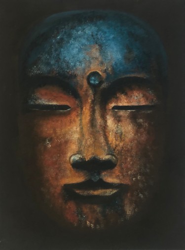 MY BUDDHA Painting titled "MY BUDDHA" by Лена Соколова, Original Art, Oil