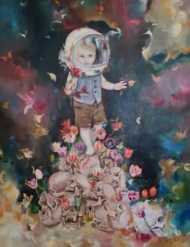 Pintura titulada "Event Horizon" por Lena Applebaum, Obra de arte original, Oleo