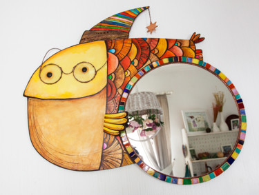 Mirror "Stargazer" Design intitulée "Mirror "Stargazer"" par Елена Додока, Œuvre d'art originale, Meuble