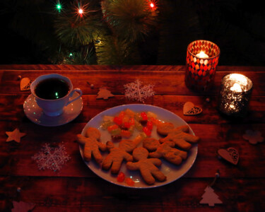 Fotografie mit dem Titel "Christmas treat by…" von Helen Dan, Original-Kunstwerk, Digitale Fotografie