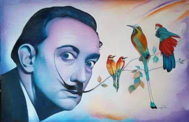 Peinture intitulée "dali.jpg" par Lenda Bavedila, Œuvre d'art originale