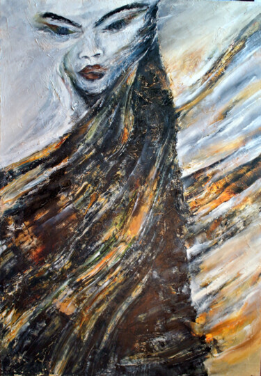 Malerei mit dem Titel "Whirlwind" von Aleksei, Original-Kunstwerk, Öl