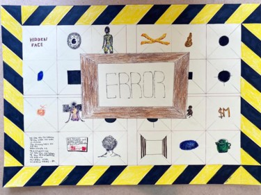 werewql \ The Chocolate Box - {$M} Zeichnungen mit dem Titel "werewql \ The Choco…" von Leni Smoragdova, Original-Kunstwerk, Marker