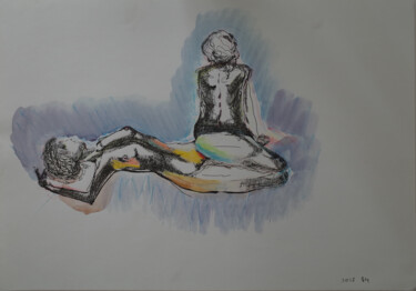"x2d21 / Need You To…" başlıklı Resim Leni Smoragdova tarafından, Orijinal sanat, Mürekkep