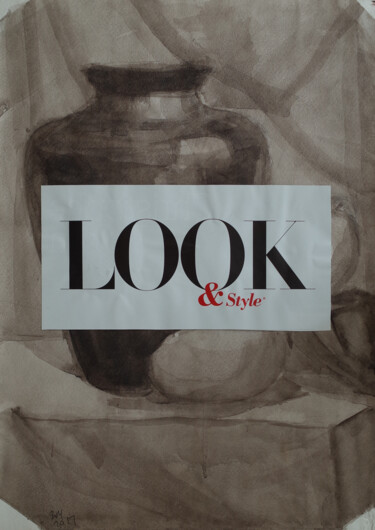 Collages intitolato "83w9 / Look and Sty…" da Leni Smoragdova, Opera d'arte originale, Collages