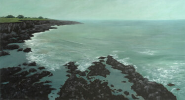 Malarstwo zatytułowany „Bretagne 4” autorstwa Leni Winkelmann, Oryginalna praca, Olej Zamontowany na Drewniana rama noszy