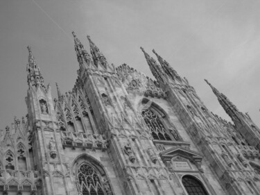 Photography titled "Milano Duomo B&W" by Lenka Graner, Original Artwork