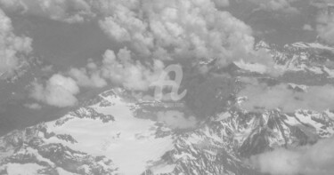 Фотография под названием "Italian Alps B&W" - Lenka Graner, Подлинное произведение искусства