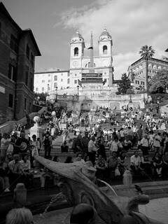 Photographie intitulée "Spanish Steps, Rome…" par Lenka Graner, Œuvre d'art originale