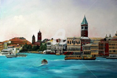Peinture intitulée "The Grand Venetian…" par Lenka Graner, Œuvre d'art originale, Huile