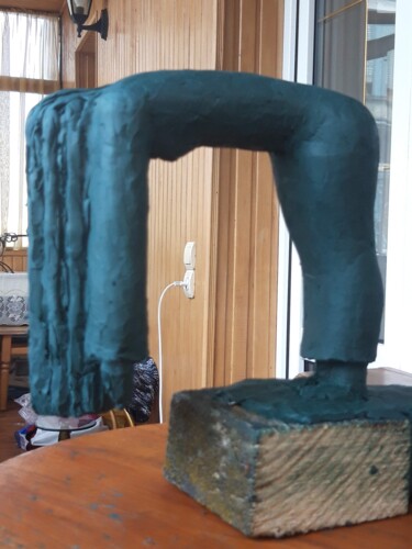 Sculpture intitulée "equilibrium" par Leo Adam (Leonid Shatsylo), Œuvre d'art originale, Plastique