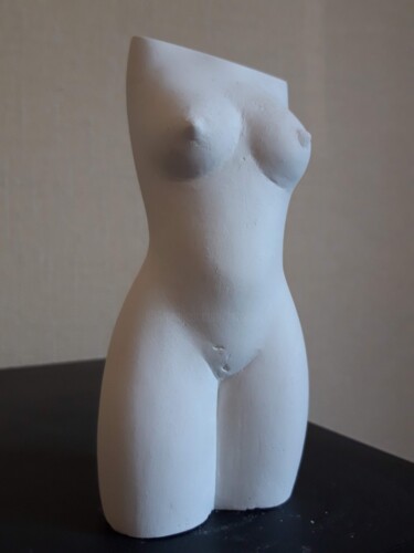 Scultura intitolato "torso" da Leo Adam (Leonid Shatsylo), Opera d'arte originale, Gesso