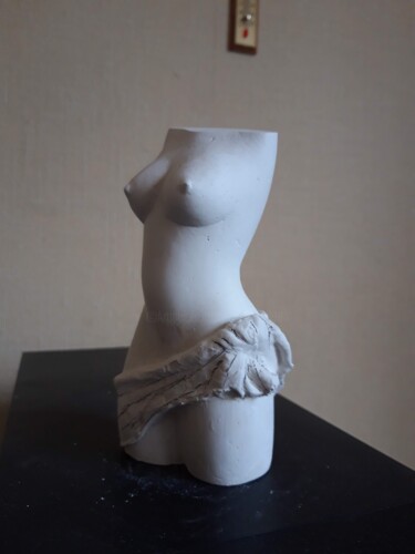 Sculpture titled "торс" by Leo Adam (Leonid Shatsylo), Original Artwork, Plaster