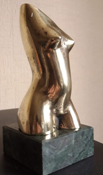 Sculpture intitulée "Nude (torso)" par Leo Adam (Leonid Shatsylo), Œuvre d'art originale, Bronze