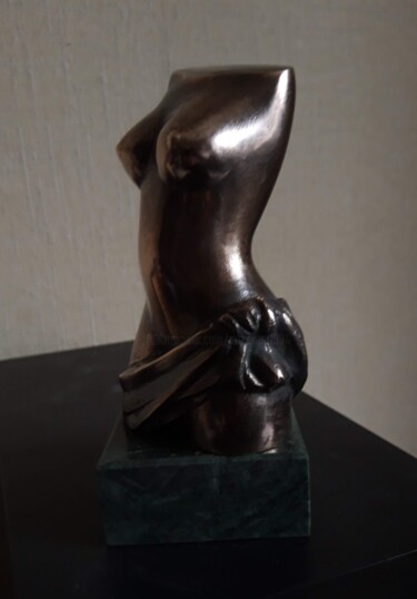 Sculpture intitulée "Nude (torse)" par Leo Adam (Leonid Shatsylo), Œuvre d'art originale, Bronze