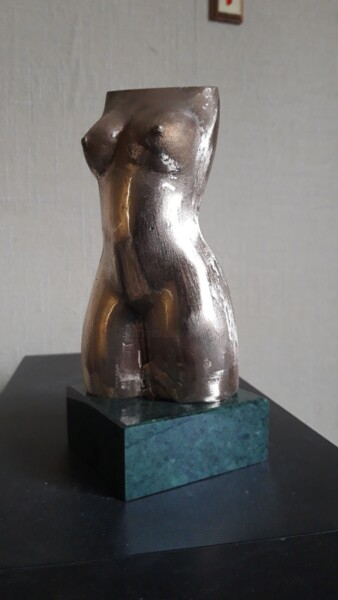 Sculpture titled "torse 4" by Leo Adam (Leonid Shatsylo), Original Artwork, Bronze