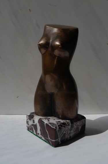 Sculpture titled "torse 3" by Leo Adam (Leonid Shatsylo), Original Artwork, Bronze